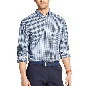 Izod Plaid Button Down